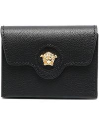 Versace - La Medusa Leren Pasjeshouder - Lyst
