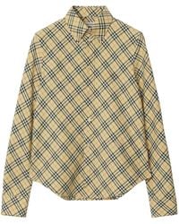 Burberry - Camisa a cuadros - Lyst