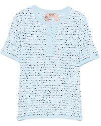 N°21 - Round-Neck Knitted Top - Lyst