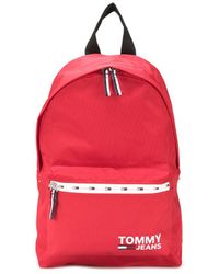Tommy Hilfiger Rucksack mit Logo - Rot