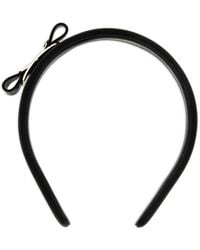 Ferragamo - Salvatore Leather Hairband - Lyst