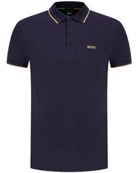 BOSS - Paddy Logo-Print Polo Shirt - Lyst