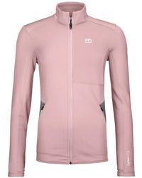 Ortovox - Fleece-Back Zip-Up Fitted Jacket - Lyst