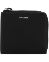 Jil Sander - Leren Portemonnee - Lyst