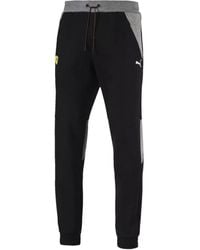 PUMA - X Ferrari Stadium "Black" Jogginghose mit Kordelzug - Lyst
