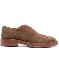 Tod's - Lace-up Suede Brogues - Lyst