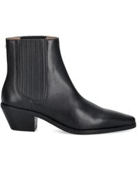 BOSS - Pointed-Toe Boots - Lyst
