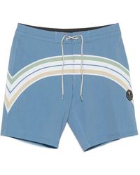 Vissla - Latitude Striped Swim Shorts - Lyst