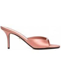 ALEVI - Luana Xtal Crystal-Embellished Silk Sandals - Lyst