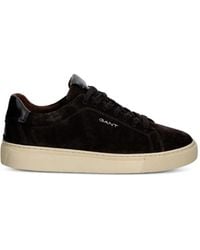 GANT - Suede Logo-Print Sneakers - Lyst