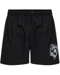 Amiri - Printed Drawstring Swim Shorts - Lyst