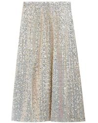 Ted Baker - Kander Sequin-Embellished Midi A-Line Skirt - Lyst