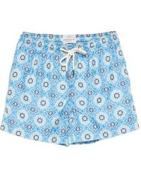 Peninsula - Short De Bain À Motif Géométrique - Lyst