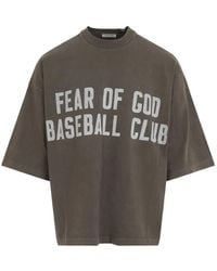 Fear Of God - Logo-Print Cotton T-Shirt - Lyst