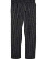 gucci canvas jogging pants