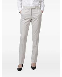 Brunello Cucinelli - Belt-Loops Trousers - Lyst