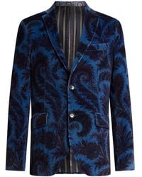 Etro - Ribbed Paisley Blazer - Lyst