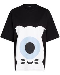 Karl Lagerfeld - X Darcel Disappoints T-shirt Van Biologisch Katoen - Lyst