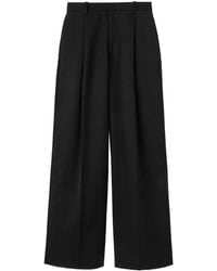 Jil Sander - High-waisted Tailored Wool Trousers - Lyst