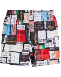 Moschino - Slip De Bain Imprimé En Nylon - Lyst