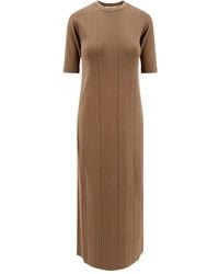 Max Mara - Orafo Ribbed-Knit Maxi Dress - Lyst