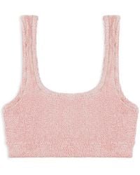 Reina Olga - Ginny Smocked Bikini Top - Lyst