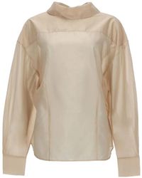 Filippa K - Fold Collar Blouse - Lyst