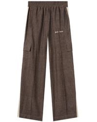 Palm Angels - Logo-Embroidered Track Trousers - Lyst