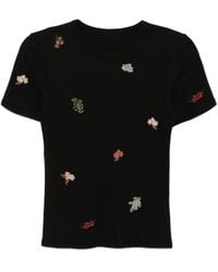 JNBY - Graphic-Embroidered T-Shirt - Lyst