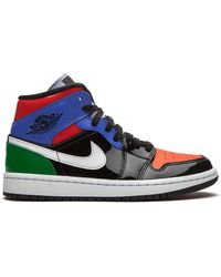 Nike - Air 1 Mid Se Patent" Sneakers - Lyst