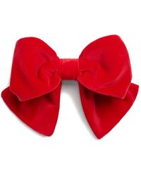 Patou - Velvet Bow Hair Clip - Lyst