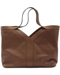 Saint Laurent - Große Y Tote Bag Aus Leder - Lyst