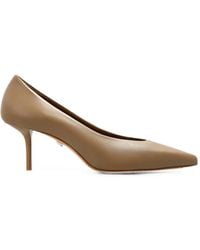 Max Mara - Leather Pointed-Toe Pumps - Lyst