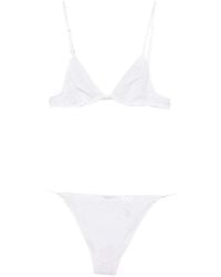 Oséree - Lace-Pattern Lingerie Set (Set Of Two) - Lyst