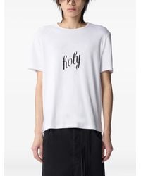 Ann Demeulemeester - T-Shirt À Imprimé Baptist - Lyst