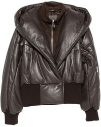 The Attico - Quilted Hooded Jacket - Lyst