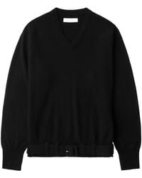Random Identities - Pullover Mit Gürtel - Lyst