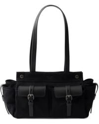 Prada - Route Medium Leather Tote Bag - Lyst