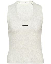 Fear Of God - Logo-Patch Ribbed Tank Top - Lyst