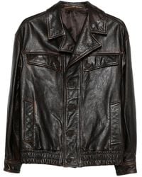 Salvatore Santoro - Flap-Pocket Leather Jacket - Lyst