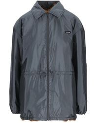 Miu Miu - Technical-Fabric And Shearling Blouson Jacket - Lyst