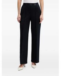 Ouí - Logo Waistband Trousers - Lyst