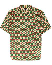 Comme des Garçons - Geometric-Print Short-Sleeve Shirt - Lyst