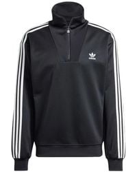 adidas - Quarter-Zip Sweatshirt - Lyst