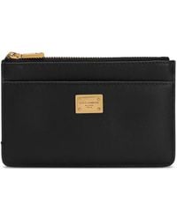 Dolce & Gabbana - Kartenetui Aus Plongé-Kalbsleder - Lyst