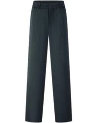 Shanghai Tang - Elastic-Waist Wool Trousers - Lyst
