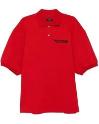 Willy Chavarria - Football Oversized Polo Shirt - Lyst