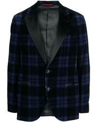 Brunello Cucinelli - Tartan-check Single-breasted Corduroy Blazer - Lyst