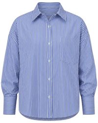Arlo Mott - Watts Stripe-Pattern Shirt - Lyst