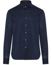 Corneliani - Long-Sleeved Button-Fastening Shirt - Lyst